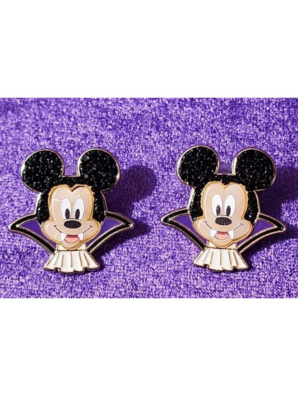 Disney x BaubleBar Mickey Mouse Vampire Stud Earrings